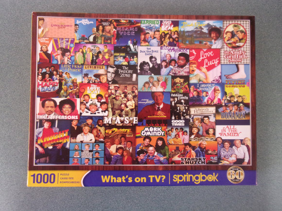 What's on TV? Springbok Puzzle (1000 Pieces)