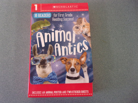 Grade 1  Leveled Reader Box Set - Animal Antics by Scholastic (16 Paperbacks) *Stickers no longer included.