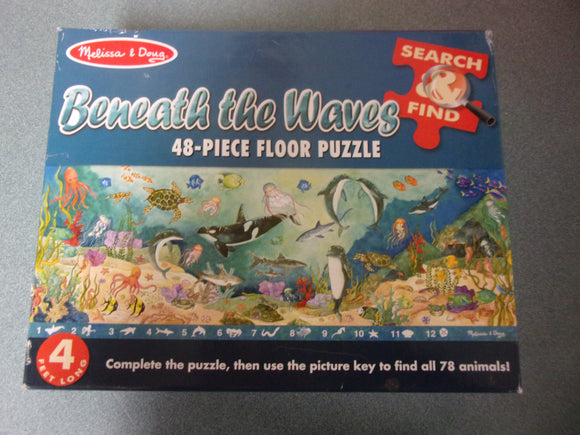 Beneath the Waves Search & Find Melissa & Doug Floor Puzzle (48 Pieces) Complete!