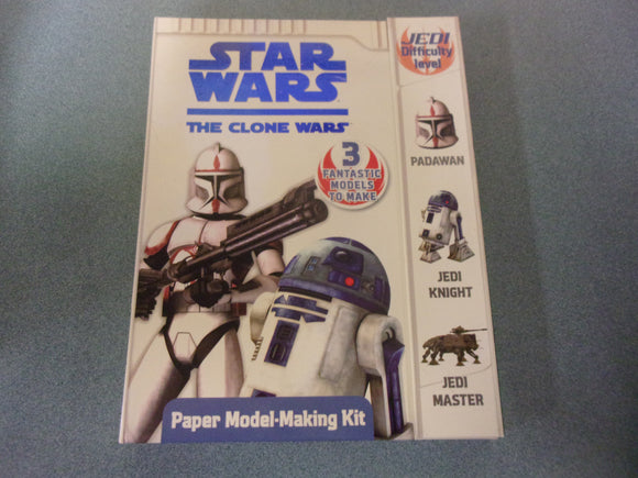 Star Wars: The Clone Wars Paper Model-Making Kit (HC) New!