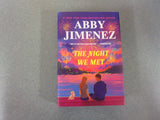 The Night We Met by Abby Jimenez (Deluxe Edition HC/DJ) 2026!