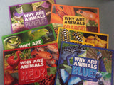 Why Are Animals: Red, Purple, Green, Orange, Blue, or Yellow? Set by Melissa Stewart (Paperback)