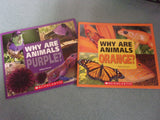 Why Are Animals: Red, Purple, Green, Orange, Blue, or Yellow? Set by Melissa Stewart (Paperback)