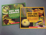 Why Are Animals: Red, Purple, Green, Orange, Blue, or Yellow? Set by Melissa Stewart (Paperback)