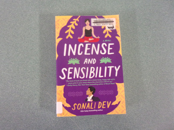 Incense and Sensibility: The Rajes, Book 3 by Sonali Dev (Ex-Library Paperback)