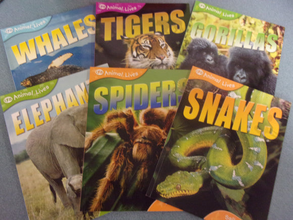 Set of 6 Animal Lives Books (Paperback)