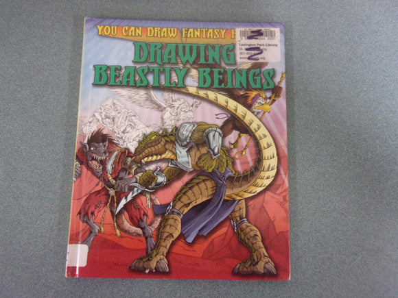 Drawing Beastly Beings by Steve Sims (Ex-Library HC)