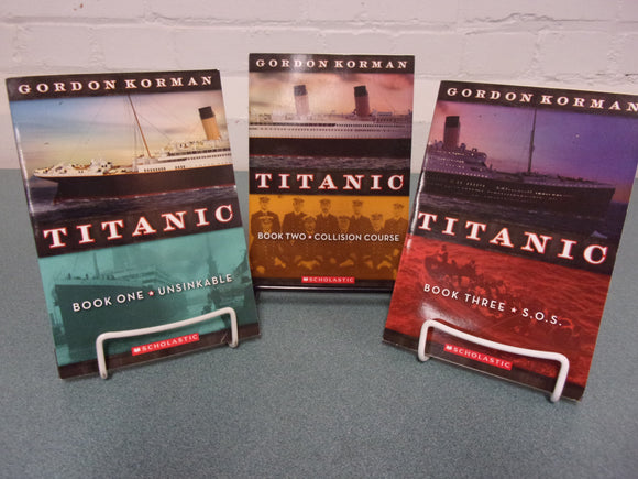 Titanic Series by Gordon Korman - Books 1-3 (Paperback Chapter Books)