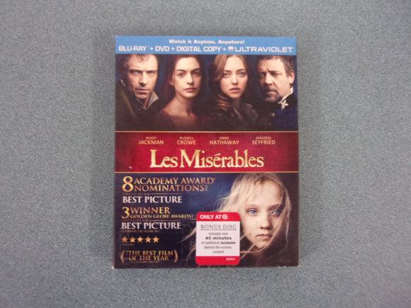 Les Miserables (Blu-ray Disc) Brand New!