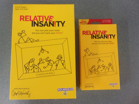 Relative Insanity Game & Booster Pack (Board Game)