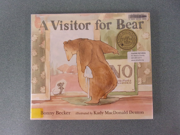 A Visitor for Bear by Bonny Becker (Paperback)