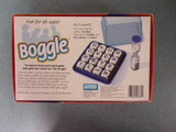 Boggle by Hasbro (Letter cubes have never been used but sand timer missing.)