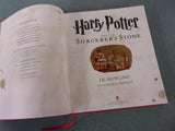 Harry Potter and the Sorcerer's Stone : The Illustrated Edition by J.K Rowling (HC With No Dust Jacket)