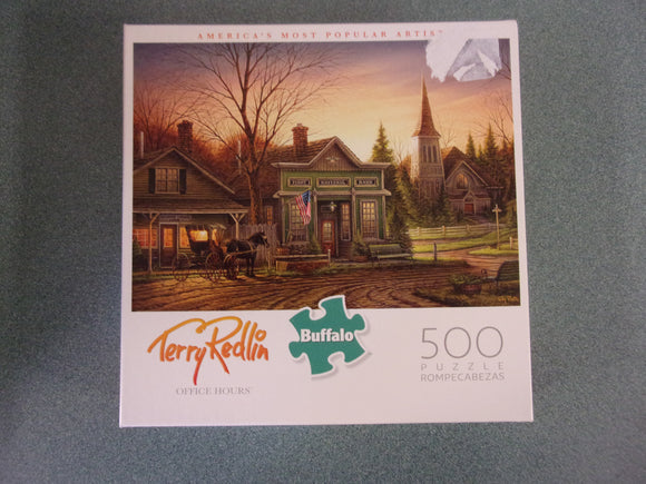 Office Hours Terry Redlin Buffalo (500 Large Pieces)