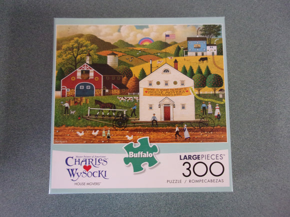 Charles Wysocki House Movers Buffalo Puzzle (300 Large Pieces)