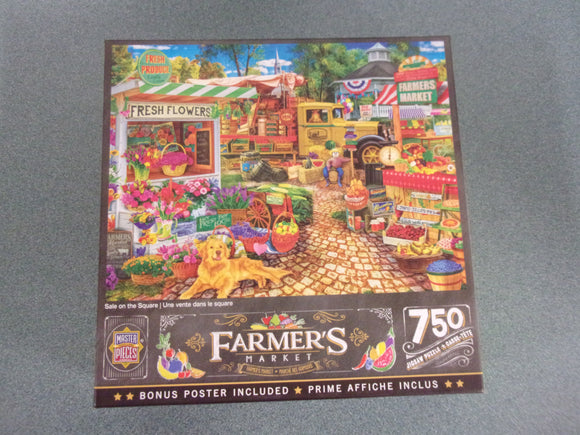 Sale on the Square Farmer's Market Puzzle (750 Pieces)