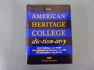 The American Heritage College Dictionary by American Heritage (HC/DJ)
