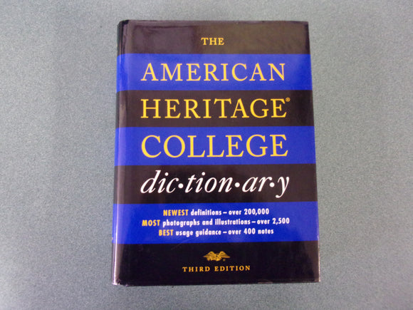 The American Heritage College Dictionary by American Heritage (HC/DJ)