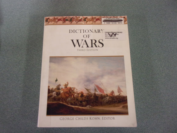 Dictionary of Wars by George Childs Kohn (Ex-Library Paperback)