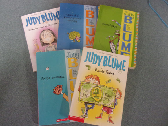 Judy Blume Fudge Books: Double Fudge, Fudge-a-mania, Superfudge, Tales of a Fourth Grade Nothing, and Otherwise Known as Sheila the Great (Paperbacks)