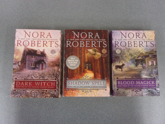 Cousins O'Dwyer Trilogy by Nora Roberts (Trade Paperback) ***Book Three is Ex-Library.***
