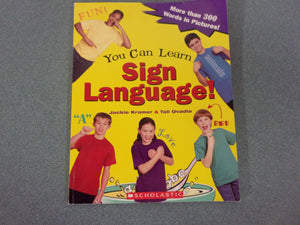 You Can Learn Sign Language by Jackie Kramer (Paperback)
