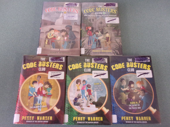 The Code Busters Club: Books 2-6 by Penny Warner (Ex-Library HC/DJ)
